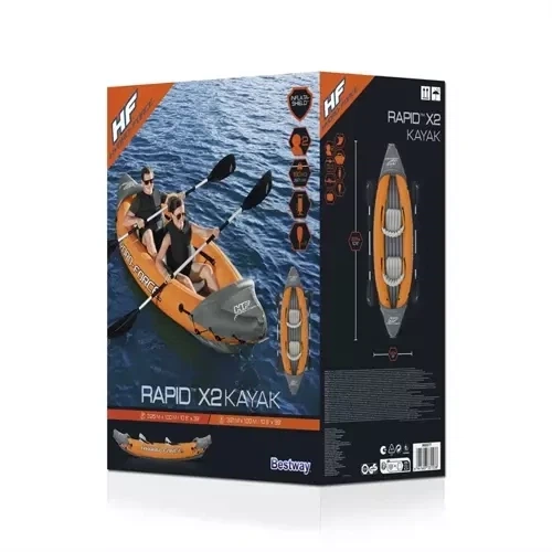 Каяк надувной двухместный (байдарка) Bestway 65077 - Фото 10 Каяк надувной двухместный (байдарка) Bestway 65077 - изображение 10