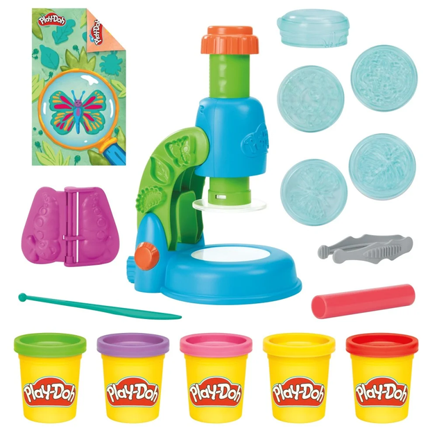 Ігровий набір Hasbro Play-Doh Пластилін мікроскоп з підсвічуванням (5010996289568) - зображення 2