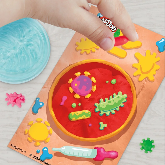 Ігровий набір Hasbro Play-Doh Пластилін мікроскоп з підсвічуванням (5010996289568) - зображення 13
