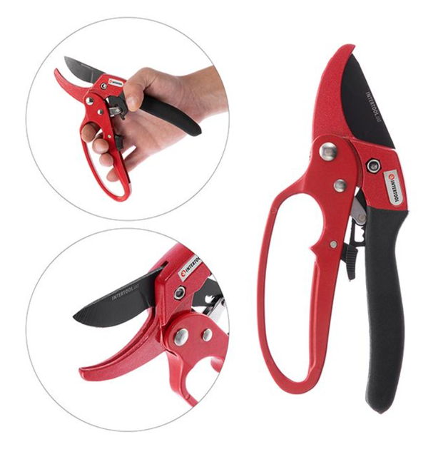 Секатор Intertool 200 мм храповый механизм FT-1005 (FT-1005) - изображение 4
