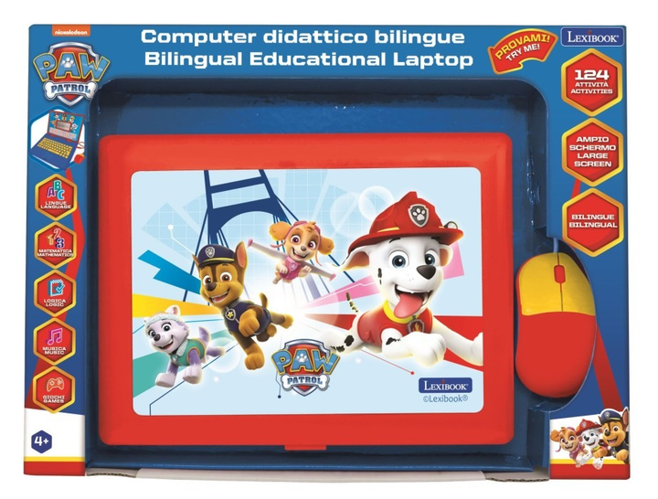 Ноутбук для навчання Paw Patrol 124 функції (DK/SE) 90193 (5713396901930) - зображення 1
