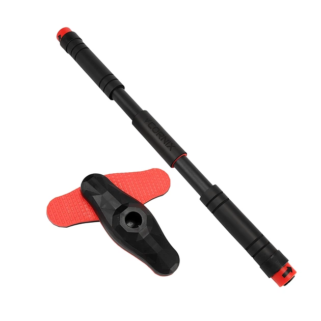Турник раздвижной Cornix Pro 90-130 см XR-0284 Black/Red - изображение 8