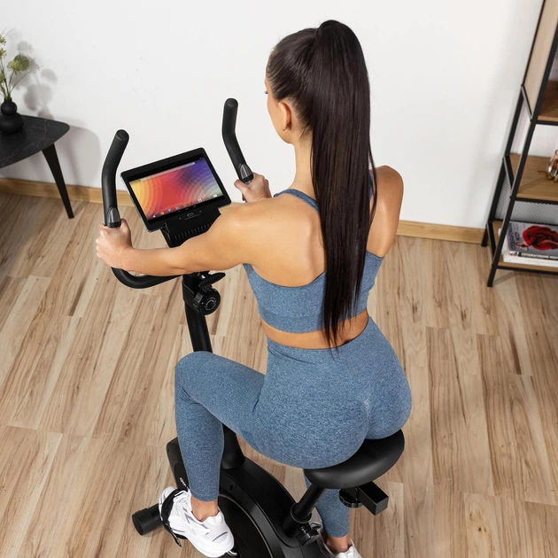 Велотренажер Gymtek XB1400 магнитный золотой - изображение 6