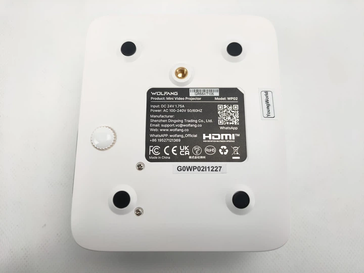 Проектор WOLFANG WP02 HD Wi-Fi Bluetooth Б/В k1 - зображення 12