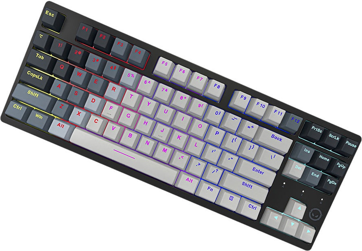 Klawiatura przewodowa Lorgar Azar 514 TKL RGB USB White (LRG-GK514TKL-WH-US) - obraz 3
