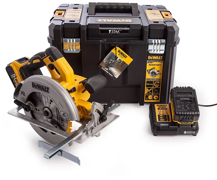 Akumulatorowa piła tarczowa DeWalt DCS570P2 (5035048663080) - obraz 2
