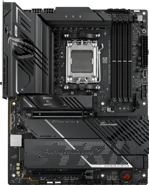 Материнська плата ASUS ROG STRIX X870E-H GAMING WIFI (sAM5, AMD X870E, PCI-Ex16) - зображення 1