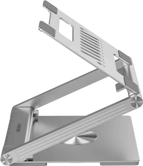 USB-хаб Canyon OnStand 2 Aluminium 6-in-1 з підставкою для ноутбука (CNS-SDS2) - зображення 5