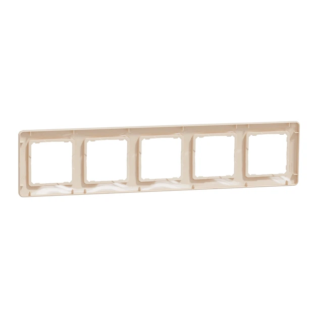 Рамка Schneider Electric Sedna Design пятиместная бежевая SDD312805 - изображение 3