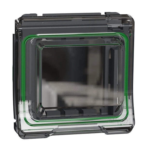 Кришка бокса для Unica New Schneider Electric Mureva Styl IP55 чорна MUR35110 - Фото 1 Кришка бокса для Unica New Schneider Electric Mureva Styl IP55 чорна MUR35110 - зображення 1