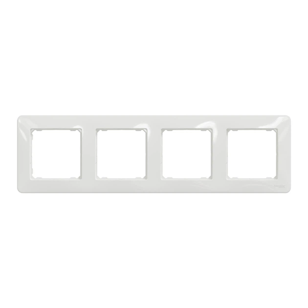 Рамка Schneider Electric Sedna Design четырёхместная белая SDD311804 - изображение 5