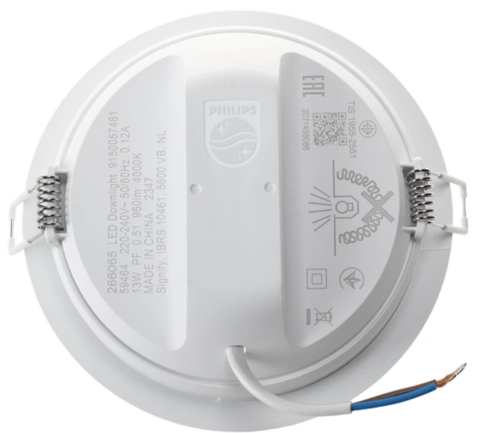 Світильник точковий Philips Meson 125 13W 4000K білий круглий 915005748101 - зображення 3