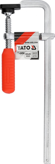 Ścisk stolarski kuty YATO 300 x 80 mm (YT-6404) - obraz 3