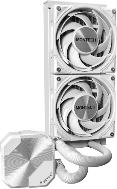 Chłodzenie wodne Montech HyperFlow Silent 240 White (HYPERFLOW SILENT 240 (W)) - obraz 3