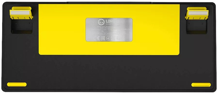 Клавіатура бездротова Lorgar RGB USB/Wireless Yellow (LRG-KBP7075W-YL-US) - зображення 8