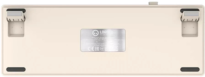 Клавіатура бездротова Lorgar RGB USB/Wireless Beige (LRG-KBP70MW-RT-US) - зображення 8