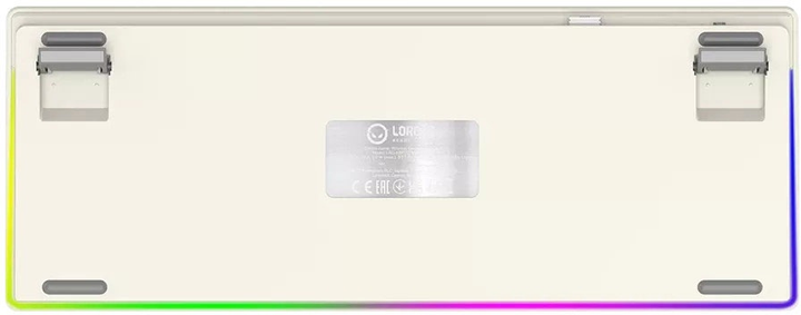 Клавіатура бездротова Lorgar TKL RGB USB/Wireless Beige (LRG-KBP70TKLW-RT-US) - зображення 8