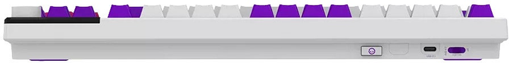 Клавіатура бездротова Lorgar TKL RGB USB/Wireless White (LRG-KBP70TKLW-WH-US) - зображення 6