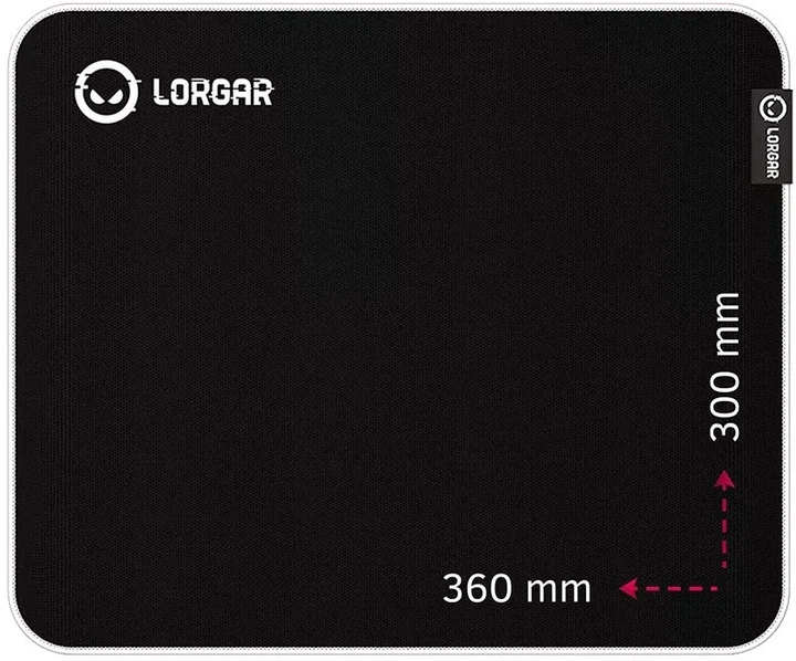 Ігрова поверхня Lorgar Legacer 753 Black/Purple (LRG-CMP753) - зображення 8