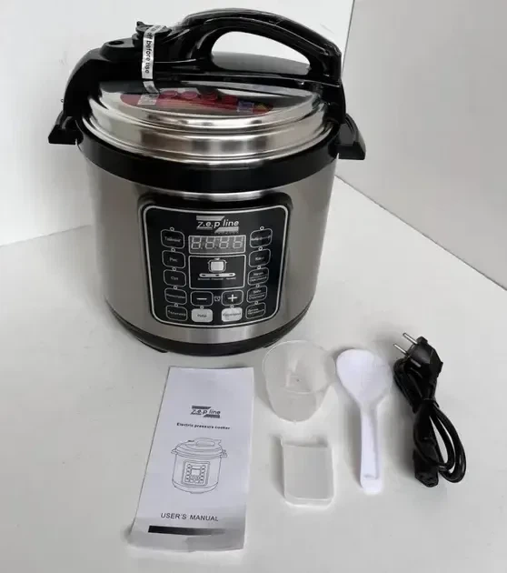Мультиварка скороварка Zepline ZP-121 Дисплей 3000W 17 программ объем 7 л - изображение 4