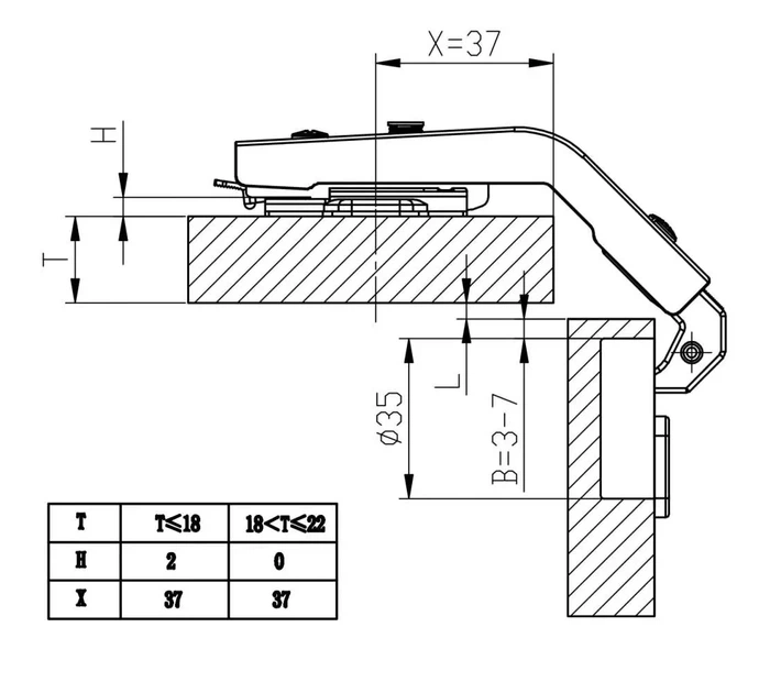 Завіса Hafele METALLA SM 300 для кутової секції 48x6 135° 31166602, Нікель (00091143) - Фото 2 Завіса Hafele METALLA SM 300 для кутової секції 48x6 135° 31166602, Нікель (00091143) - зображення 2
