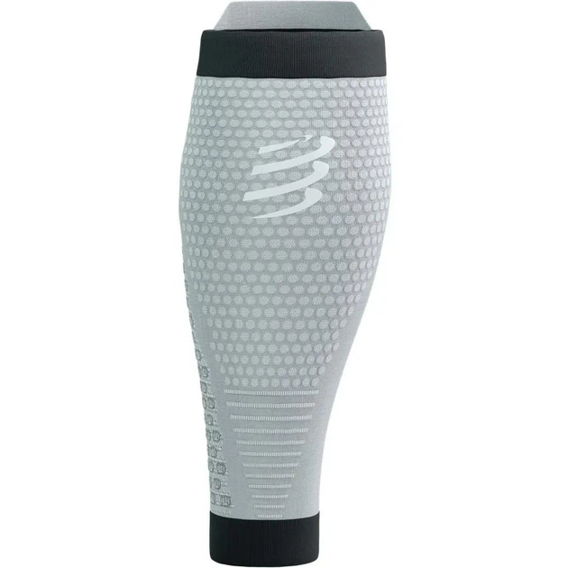 Компрессионные гетры Compressport R2 3.0, Grey Melange/Black, T3 - изображение 2