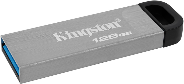 Флеш пам'ять 128GB Kingston DT Kyson Silver/Black (DTKN/128GB) - Фото 2 Флеш пам'ять 128GB Kingston DT Kyson Silver/Black (DTKN/128GB) - изображение 2