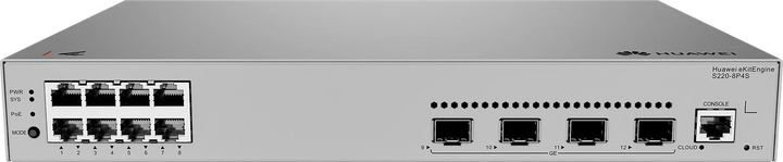 Комутатор Huawei eKit Engine S220-8P4S (98012552) - зображення 1