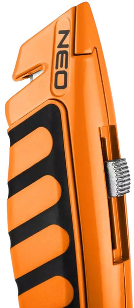 Nóż z ostrzem trapezowym NEO Tools metalowy korpus 63-707 (5907558472356) - obraz 3