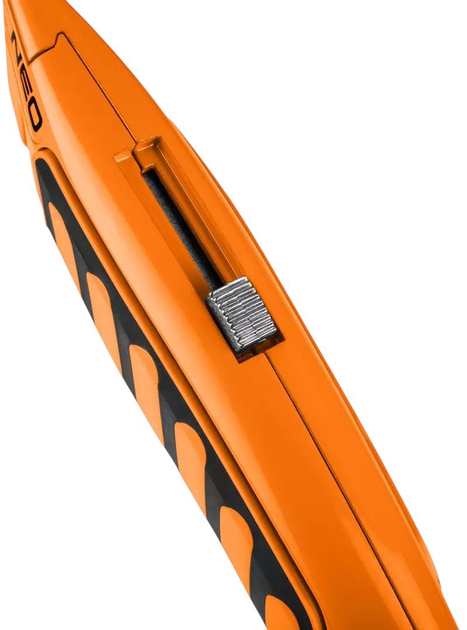 Nóż z ostrzem trapezowym NEO Tools metalowy korpus 63-707 (5907558472356) - obraz 4