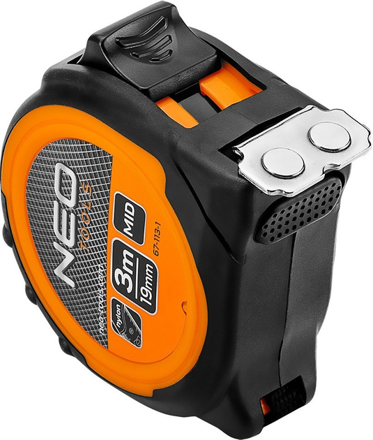 Рулетка NEO Tools сталева 3 м x 19 мм 67-113-1 (5907558495225) - зображення 2