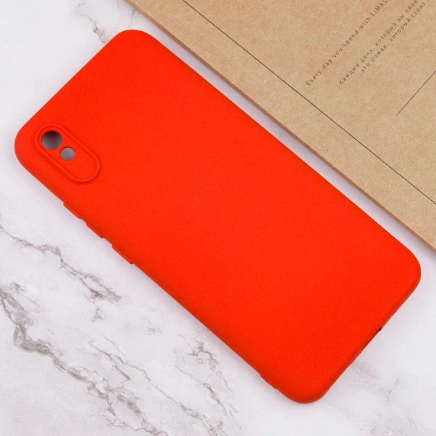Чохол TPU GETMAN Liquid Silk Full Camera для Xiaomi Redmi 9A Червоний / Red - Фото 3 Чохол TPU GETMAN Liquid Silk Full Camera для Xiaomi Redmi 9A Червоний / Red - зображення 3