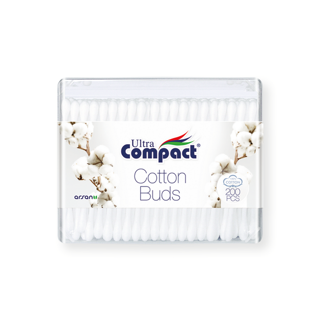 Ватні палички Ultra Compact 200 шт (306386)