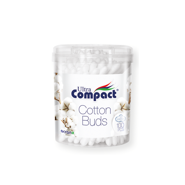 Ватні палички Ultra Compact 100 шт (306385)