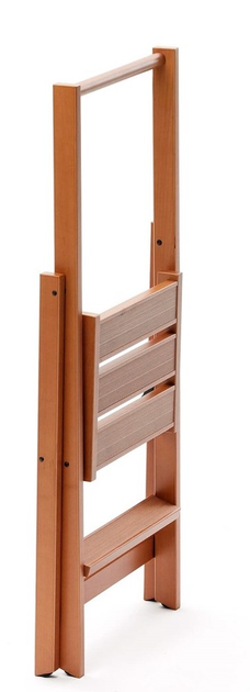 Drabinka Arredamenti Kimora 2 94 x 48 cm Brązowa (ARIT-180/2-BR) - obraz 3