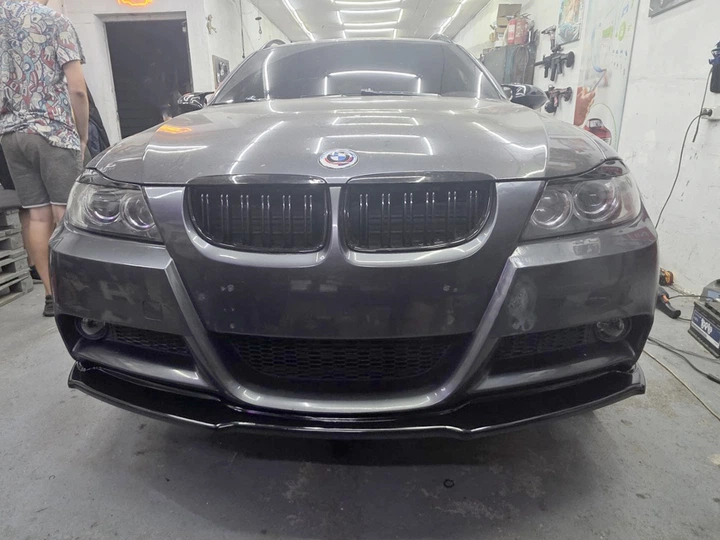 Передня Lip накладка DPT (для E90 M-Sport 2005-2008, чорний глянець) для BMW 3 серія E90/E91 рр - зображення 5