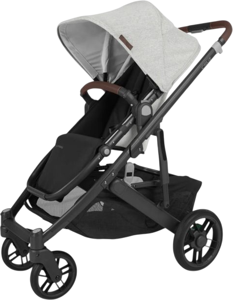 Универсальная коляска 2 в 1 UPPAbaby Cruz V2 Anthony White and grey chenille / Carbon Frame (810030096443) - изображение 4