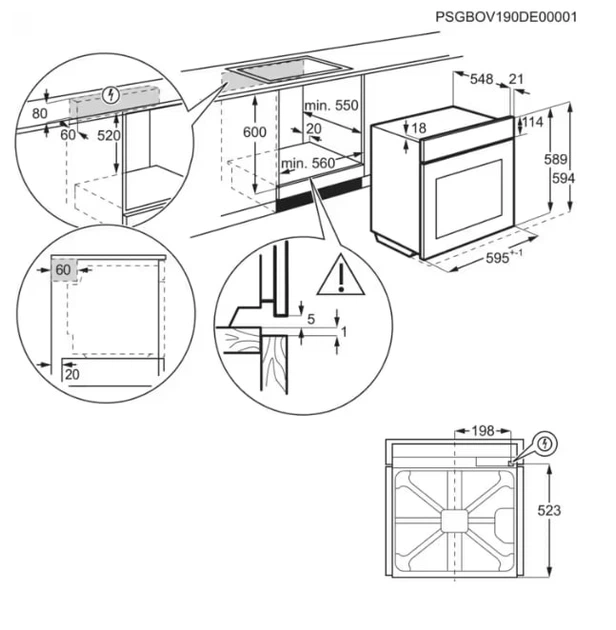 Духовой шкаф электрический Electrolux LOD8P39Z - Фото 6 Духовой шкаф электрический Electrolux LOD8P39Z - изображение 6
