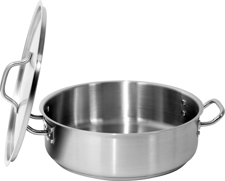 Каструля Yato низька з кришкою 11.2 л (5906083860348) - зображення 2