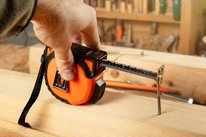 Рулетка NEO Tools Super Black сталева 7.5 м x 25 мм з автоматичним блокуванням, 2 кнопками стоп та магнітом 67-244 (5907558472264) - зображення 7