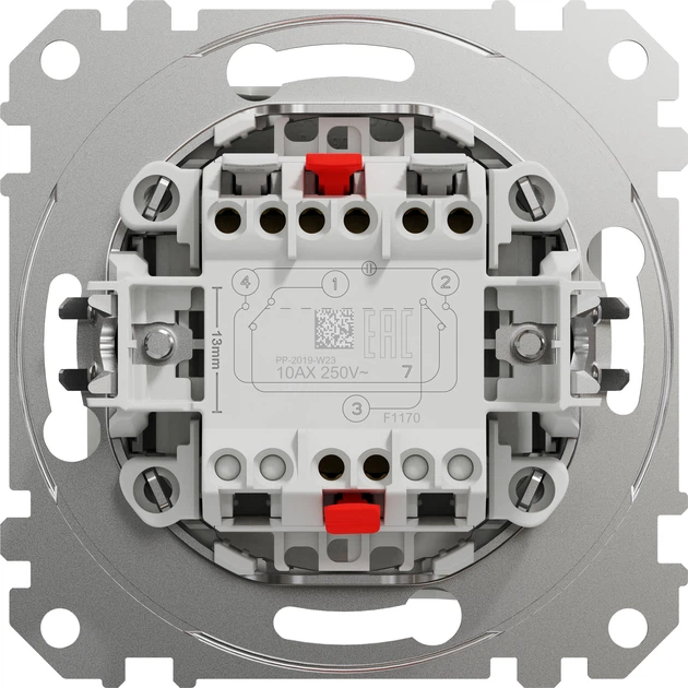 Перехресний вимикач Schneider Electric Sedna Design білий SDD111107 - зображення 2