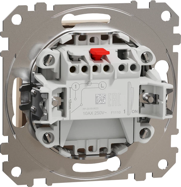1-клавішний вимикач Schneider Electric Sedna Design Бежевий (SDD112101) - изображение 2