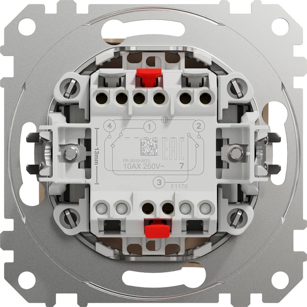 Перехресний вимикач Schneider Electric Sedna Design Бежевий SDD112107 - Фото 2 Перехресний вимикач Schneider Electric Sedna Design Бежевий SDD112107 - изображение 2