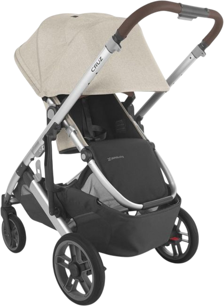Универсальная коляска 2 в 1 UPPAbaby Cruz V2 Declan Oat Mélange / Silver Frame (810030093411) - изображение 6