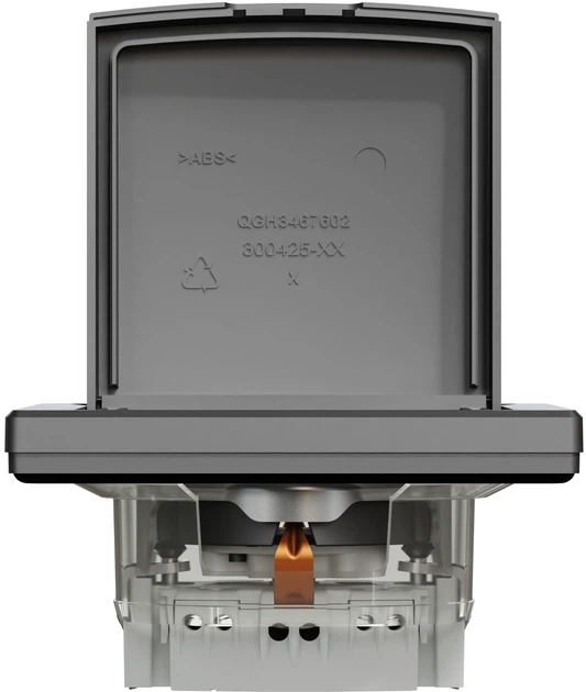 Розетка IР44 з кришкою з заземленням з захисними шторками Schneider Electric Asfora Антрацит EPH3100371 - изображение 3