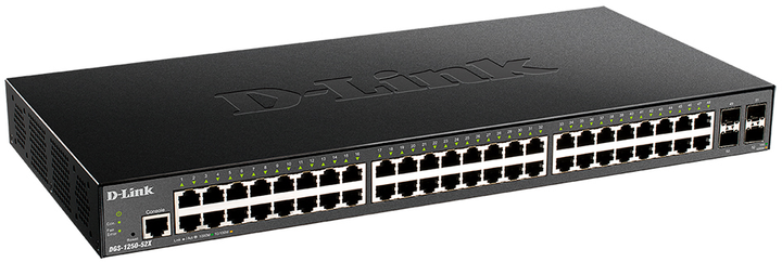 Комутатор D-Link DGS-1250-52X/E - зображення 2
