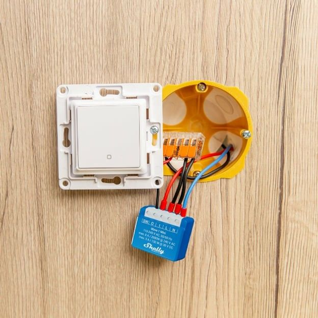 Інтелектуальний перемикач Shelly Relais Wave 1 Mini Z-Wave (3800235269138) - зображення 4