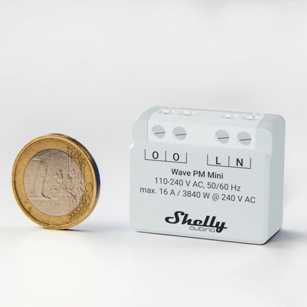 Інтелектуальний перемикач Shelly  Relais Wave PM Mini Z-Wave (3800235269152) - зображення 4