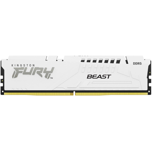 Модуль пам'яті для комп'ютера DDR5 32GB (2x16GB) 5200 MHz Beast EXPO White Kingston Fury (ex.HyperX) - изображение 2