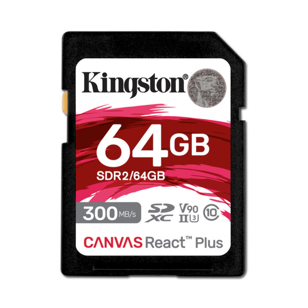 Карта памяти Kingston Canvas React Plus SDXC/UHS-II/SDR2/64GB - изображение 3